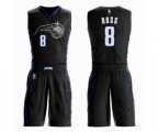 Orlando Magic #8 Terrence Ross Swingman Black Basketball Suit Jersey - City Edition