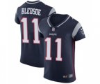 New England Patriots #11 Drew Bledsoe Navy Blue Team Color Vapor Untouchable Elite Player Football Jersey