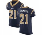Los Angeles Rams #21 Nolan Cromwell Navy Blue Team Color Vapor Untouchable Elite Player Football Jersey
