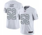 Oakland Raiders #52 Marquel Lee Elite White Rush Vapor Untouchable Football Jersey