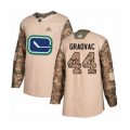 Vancouver Canucks #44 Tyler Graovac Authentic Camo Veterans Day Practice Hockey Jersey