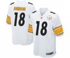 Pittsburgh Steelers #18 Diontae Johnson Game White Football Jersey