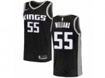 Sacramento Kings #55 Jason Williams Swingman Black NBA Jersey Statement Edition