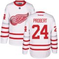 Detroit Red Wings #24 Bob Probert Premier White 2017 Centennial Classic NHL Jersey