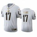 Indianapolis Colts #17 Philip Rivers White Golden Edition Vapor Limited NFL 100 Jersey