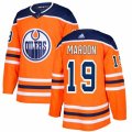 Edmonton Oilers #19 Patrick Maroon Authentic Orange Home NHL Jersey