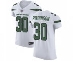 New York Jets #30 Rashard Robinson White Vapor Untouchable Elite Player Football Jersey