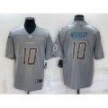 Los Angeles Chargers Justin Herbert LOGO Grey Atmosphere Fashion Vapor Untouchable Stitched Limited Jersey