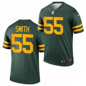 Green Bay Packers #55 Za\'Darius Smith Nike 2021 Green Alternate Retro 1950s Throwback Uniforms Jersey