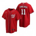 Nike Washington Nationals #11 Ryan Zimmerman Red Alternate Stitched Baseball Jersey