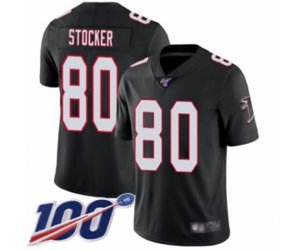 Atlanta Falcons #80 Luke Stocker Black Alternate Vapor Untouchable Limited Player 100th Season Football Jersey