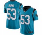Carolina Panthers #53 Brian Burns Limited Blue Rush Vapor Untouchable Football Jersey