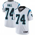 Carolina Panthers #74 Daeshon Hall White Vapor Untouchable Limited Player NFL Jersey