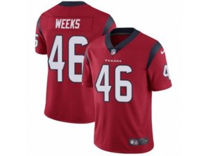 Houston Texans #46 Jon Weeks Vapor Untouchable Limited Red Alternate NFL Jersey