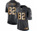 Dallas Cowboys #82 Jason Witten Limited Black Gold Salute to Service Football Jersey