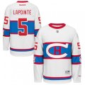 Montreal Canadiens #5 Guy Lapointe Premier White 2016 Winter Classic NHL Jersey