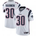 New England Patriots #30 Duron Harmon White Vapor Untouchable Limited Player NFL Jersey