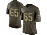 Houston Texans #65 Greg Mancz Limited Green Salute to Service NFL Jersey