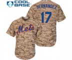 New York Mets #17 Keith Hernandez Replica Camo Alternate Cool Base Baseball Jersey