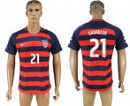 USA 21 CHANDLER 2017 CONCACAF Gold Cup Away Thailand Soccer Jersey