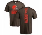 Cleveland Browns #17 Greg Joseph Brown Backer T-Shirt