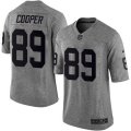 Oakland Raiders #89 Amari Cooper Limited Gray Gridiron NFL Jersey