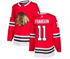 Chicago Blackhawks #11 Cody Franson Authentic Red Home NHL Jersey