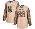 Vegas Golden Knights #22 Nick Holden Authentic Camo Veterans Day Practice NHL Jersey