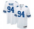 Dallas Cowboys #94 DeMarcus Ware Game White Football Jersey