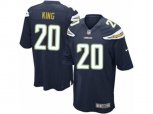 Los Angeles Chargers #20 Desmond King Game Navy Blue Team Color NFL Jersey