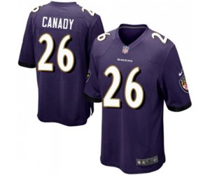 Baltimore Ravens #26 Maurice Canady Game Purple Team Color Football Jersey