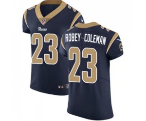 Los Angeles Rams #23 Nickell Robey-Coleman Navy Blue Team Color Vapor Untouchable Elite Player Football Jersey