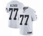 Oakland Raiders #77 Lyle Alzado White Vapor Untouchable Limited Player Football Jersey