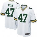 Green Bay Packers #47 Jake Ryan Game White NFL Jersey