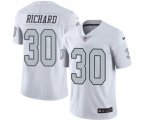 Oakland Raiders #30 Jalen Richard Elite White Rush Vapor Untouchable Football Jersey