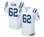 Indianapolis Colts #62 Le'Raven Clark Elite White Football Jersey