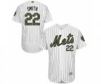 New York Mets Dominic Smith Authentic White 2016 Memorial Day Fashion Flex Base Baseball Player Jersey
