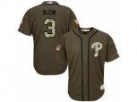 Philadelphia Phillies #3 Chuck Klein Replica Green Salute to Service MLB Jersey