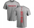 Houston Rockets #1 Michael Carter-Williams Ash Backer T-Shirt