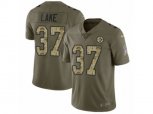 Pittsburgh Steelers #37 Carnell Lake Limited Olive Camo 2017 Salute to Service NFL Jersey