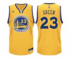 Golden State Warriors #23 Draymond Green Authentic Gold Basketball Jersey
