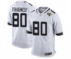 Jacksonville Jaguars #80 James O'Shaughnessy Game White Football Jersey