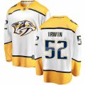 Nashville Predators #52 Matt Irwin Fanatics Branded White Away Breakaway NHL Jersey