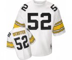 Pittsburgh Steelers #52 Mike Webster White Authentic Throwback Football Jersey