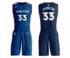 Minnesota Timberwolves #33 Robert Covington Swingman Blue Basketball Suit Jersey