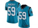 Carolina Panthers #59 Luke Kuechly Blue Stitched NFL Limited Rush Jersey
