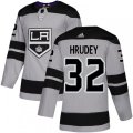 Los Angeles Kings #32 Kelly Hrudey Premier Gray Alternate NHL Jersey