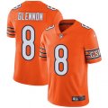 Chicago Bears #8 Mike Glennon Limited Orange Rush Vapor Untouchable NFL Jersey