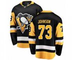Pittsburgh Penguins #73 Jack Johnson Authentic Black Home Fanatics Branded Breakaway NHL Jersey