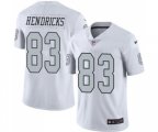 Oakland Raiders #83 Ted Hendricks Elite White Rush Vapor Untouchable Football Jersey